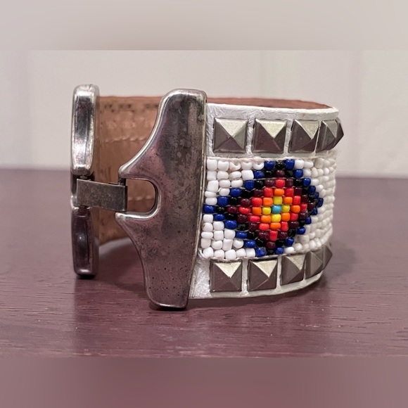 STREETS AHEAD Leather bracelets ๐ TOTAL OF 3 - REPTILE - LEOPARD - BEADED - Picture 12 of 12